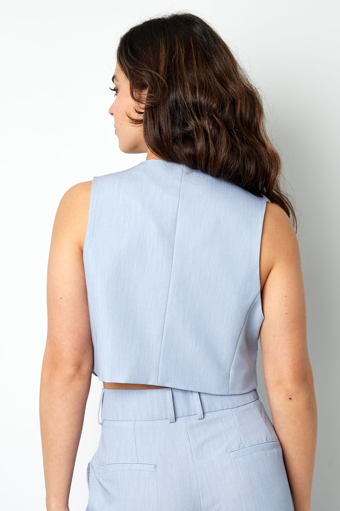 Cropped waistcoat - off-white Picture13